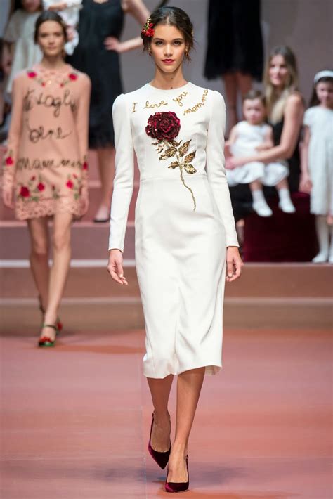 dolce & gabbana white dress|dolce models list.